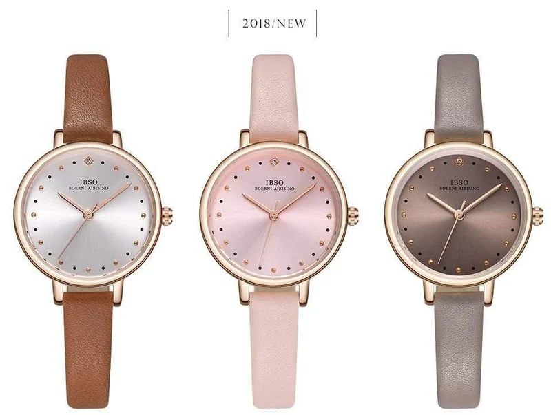 Damen Quarzuhr Lederband Montre Femme Mode Frauen Armbanduhren Relogio Feminino Weibliche Uhr