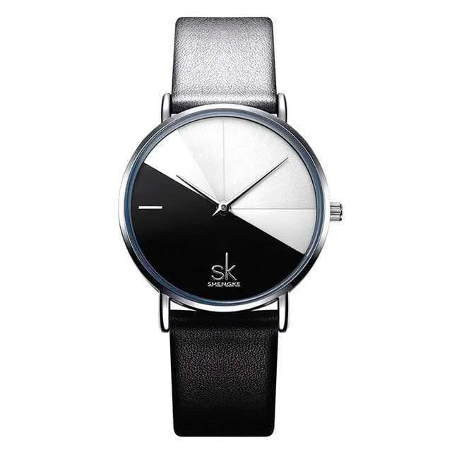 Uhren Frauen Kreative Mode Quarz Uhren Für Reloj Mujer Damen Armbanduhr SHENGKE relogio feminino