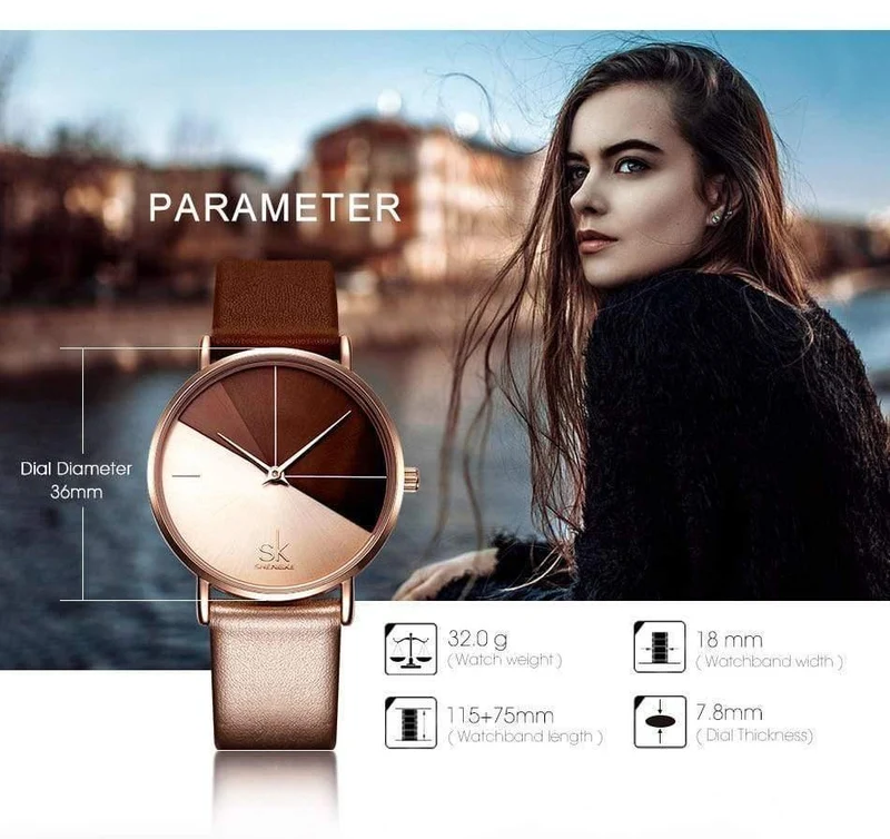 Uhren Frauen Kreative Mode Quarz Uhren Für Reloj Mujer Damen Armbanduhr SHENGKE relogio feminino