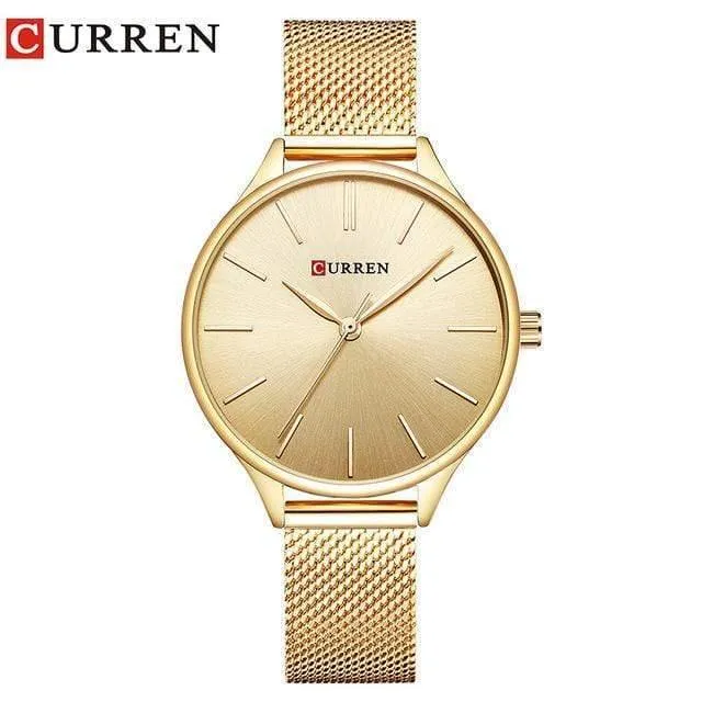 Frauen Uhren Luxus Armbanduhr relogio feminino Uhr für Frauen Milanese Steel Lady Rose Gold Quarz Damenuhr Neu