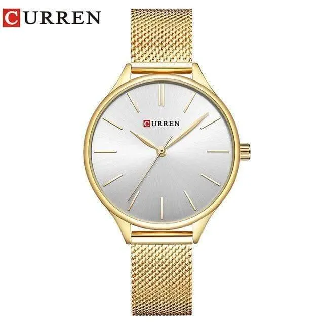 Frauen Uhren Luxus Armbanduhr relogio feminino Uhr für Frauen Milanese Steel Lady Rose Gold Quarz Damenuhr Neu