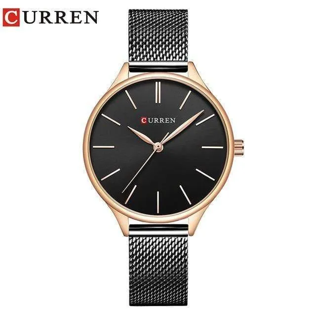 Frauen Uhren Luxus Armbanduhr relogio feminino Uhr für Frauen Milanese Steel Lady Rose Gold Quarz Damenuhr Neu