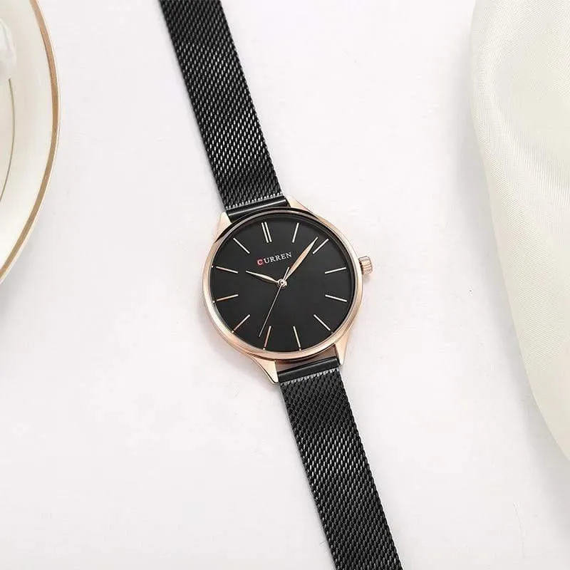 Frauen Uhren Luxus Armbanduhr relogio feminino Uhr für Frauen Milanese Steel Lady Rose Gold Quarz Damenuhr Neu