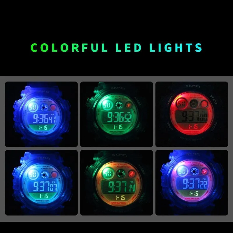 Kinderuhr Jungen Wasserdichte LED Digital Sportuhr Kinder Alarm Datum Uhr für Kinder Mädchen Geschenk Reloj Deportivo