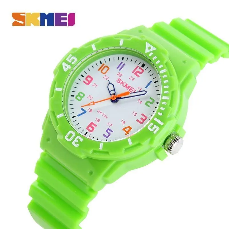 Casual Kinderuhren 5bar Wasserdichte Quarz-Armbanduhren Jelly Kids Clock Kinderuhr montre enfant 1043
