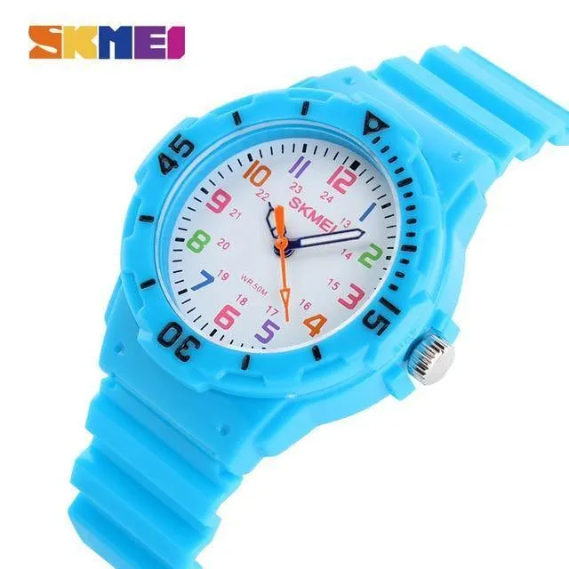 Casual Kinderuhren 5bar Wasserdichte Quarz-Armbanduhren Jelly Kids Clock Kinderuhr montre enfant 1043