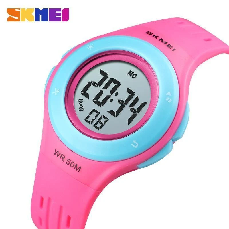 Kinderuhr LED Sport Style Kinderuhren Junge Mädchen Mode Digitaluhr 5Bar Wasserdichte Uhr montre enfant 1455
