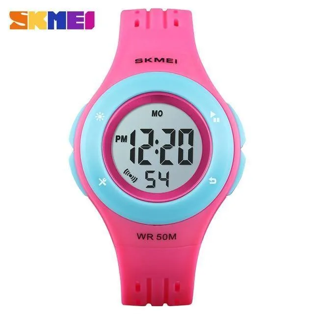 Kinderuhr LED Sport Style Kinderuhren Junge Mädchen Mode Digitaluhr 5Bar Wasserdichte Uhr montre enfant 1455