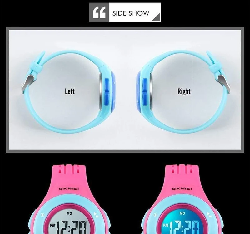 Kinderuhr LED Sport Style Kinderuhren Junge Mädchen Mode Digitaluhr 5Bar Wasserdichte Uhr montre enfant 1455