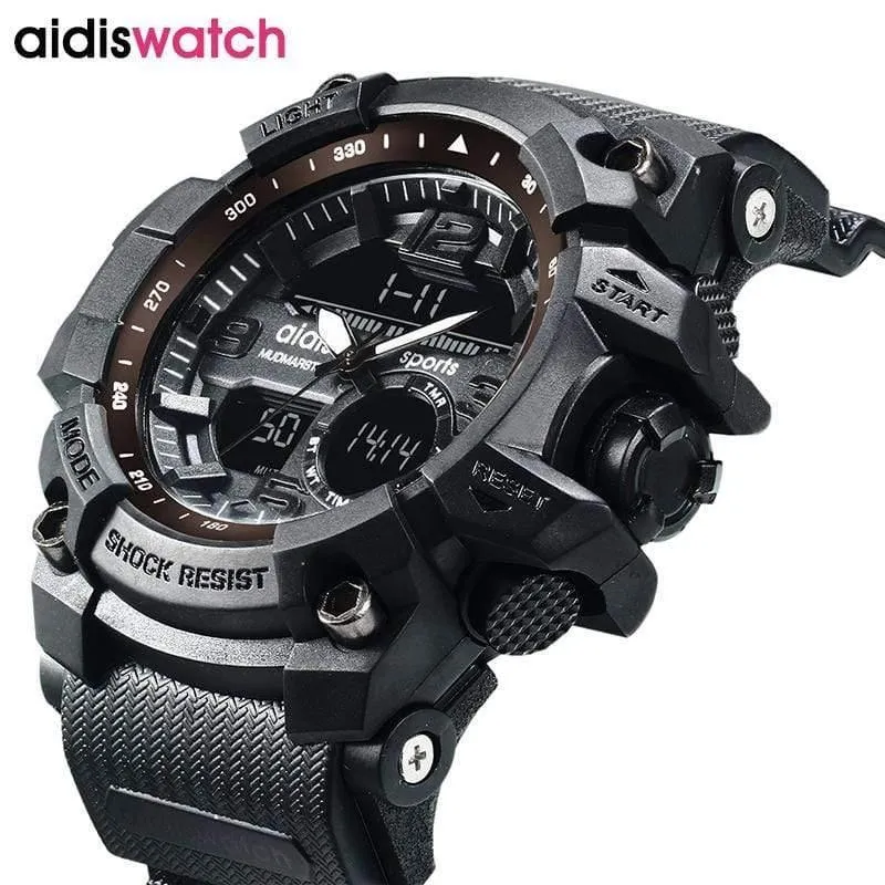 Herren Sportuhren wasserdicht Militär LED Digital Quarz elektronische Kinder sehen Männer Uhr relogio masculino