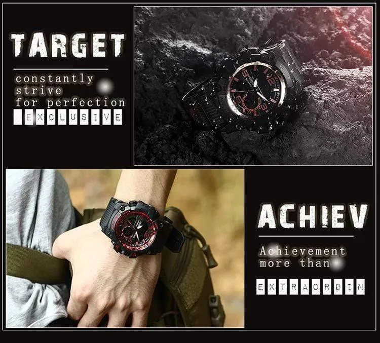 Herren Sportuhren wasserdicht Militär LED Digital Quarz elektronische Kinder sehen Männer Uhr relogio masculino