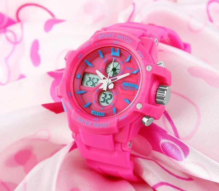Kinder Uhren LED Digital Quarzuhr Junge Mädchen Student Multifunktionale Wasserdichte Armbanduhren Für Kinder