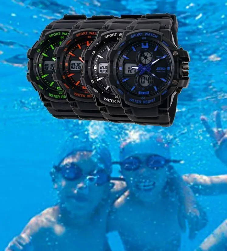 Kinder Uhren LED Digital Quarzuhr Junge Mädchen Student Multifunktionale Wasserdichte Armbanduhren Für Kinder