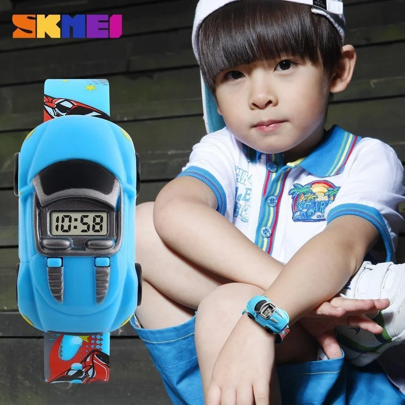 Kinderuhren Marke Mode Kreative Digitale Sport Kinderuhr Jungen Mädchen Cartoon Auto Armbanduhren kinder Armbanduhr