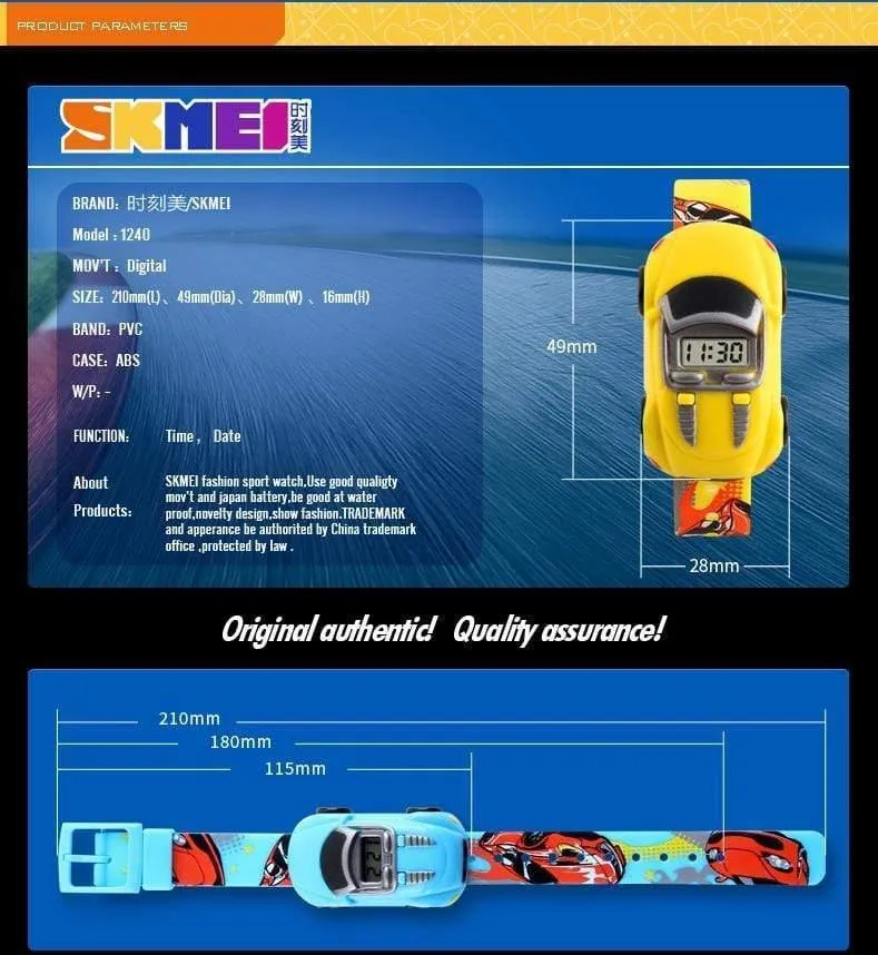 Kinderuhren Marke Mode Kreative Digitale Sport Kinderuhr Jungen Mädchen Cartoon Auto Armbanduhren kinder Armbanduhr