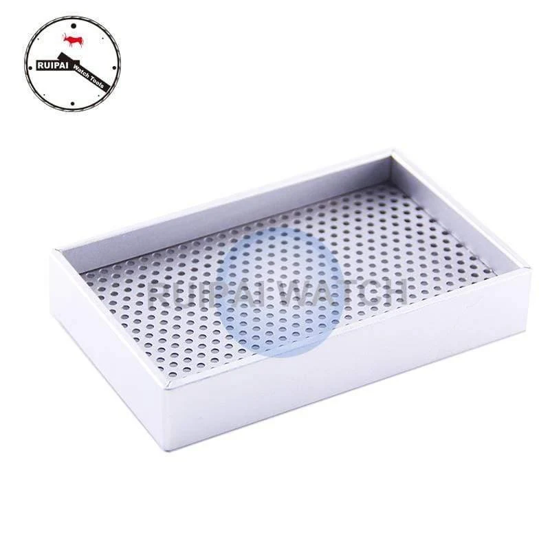 11cm x 7cm Aluminiumlegierung Uhrenteile Trocknerablage Schmuck & Uhrablage Werkzeug für Uhrmacher