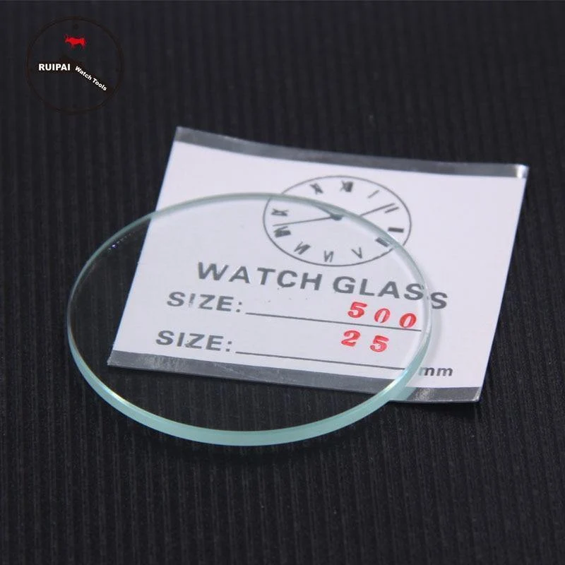 2 Stück/Lot 2.5 mm dickes Uhrenglas, 46 mm-50 mm wasserdichte Uhren-Ersatzteile, 2 Stück größeres Uhrenglas