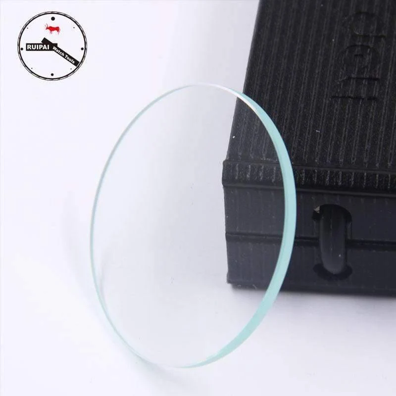 2 Stück/Lot 2.5 mm dickes Uhrenglas, 46 mm-50 mm wasserdichte Uhren-Ersatzteile, 2 Stück größeres Uhrenglas