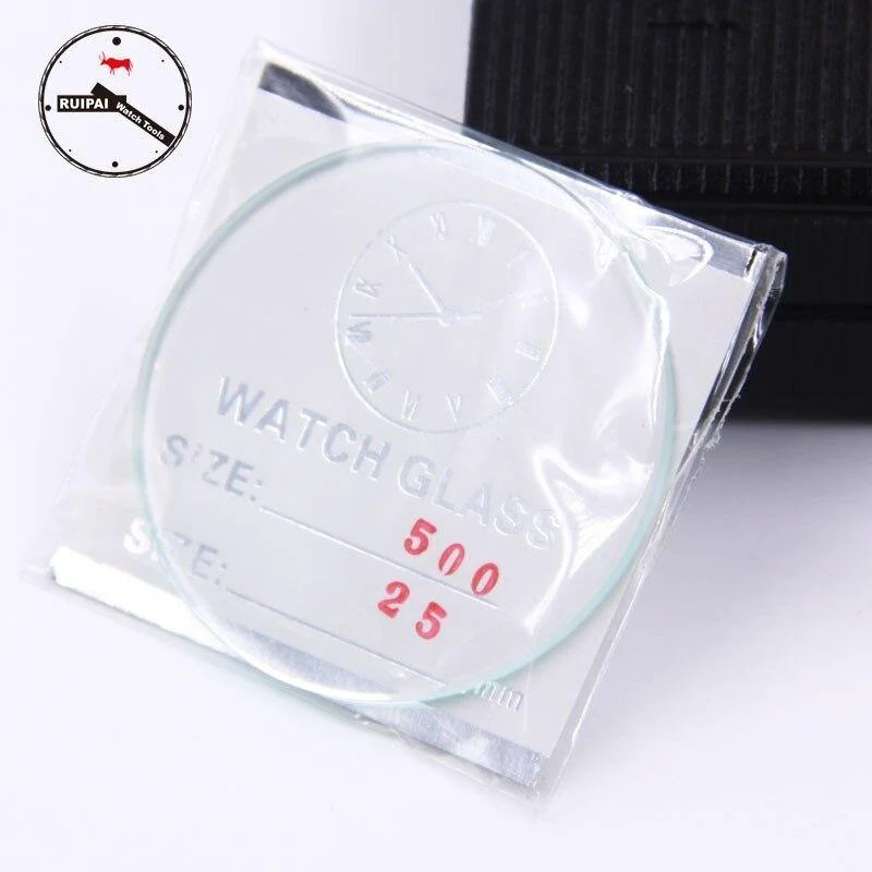 2 Stück/Lot 2.5 mm dickes Uhrenglas, 46 mm-50 mm wasserdichte Uhren-Ersatzteile, 2 Stück größeres Uhrenglas