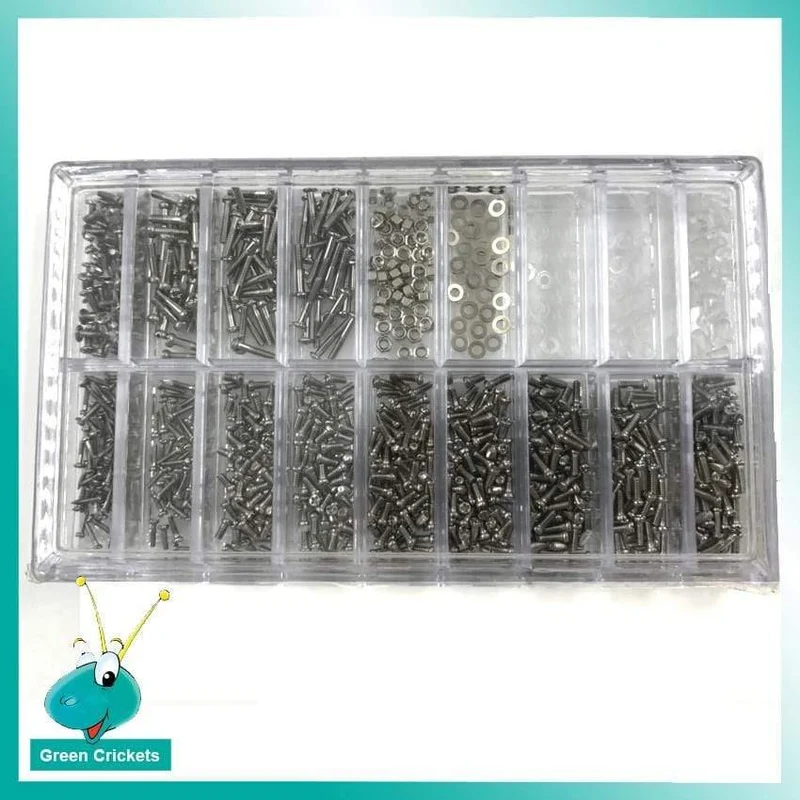 1000pcs / box sortieren Größe Tiny Scews für Glas / Watch Repair Ersatzteile Schraube
