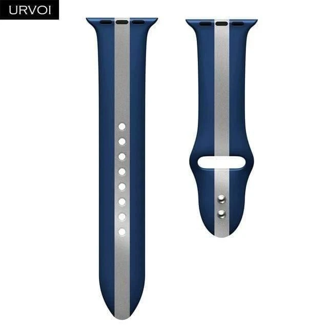 Sportarmband für Apple Watch Serie 4 3 2 1 Silikonarmband für iWatch bunt Weicher Ersatz-AW-Adapter 38 40 42 44 mm