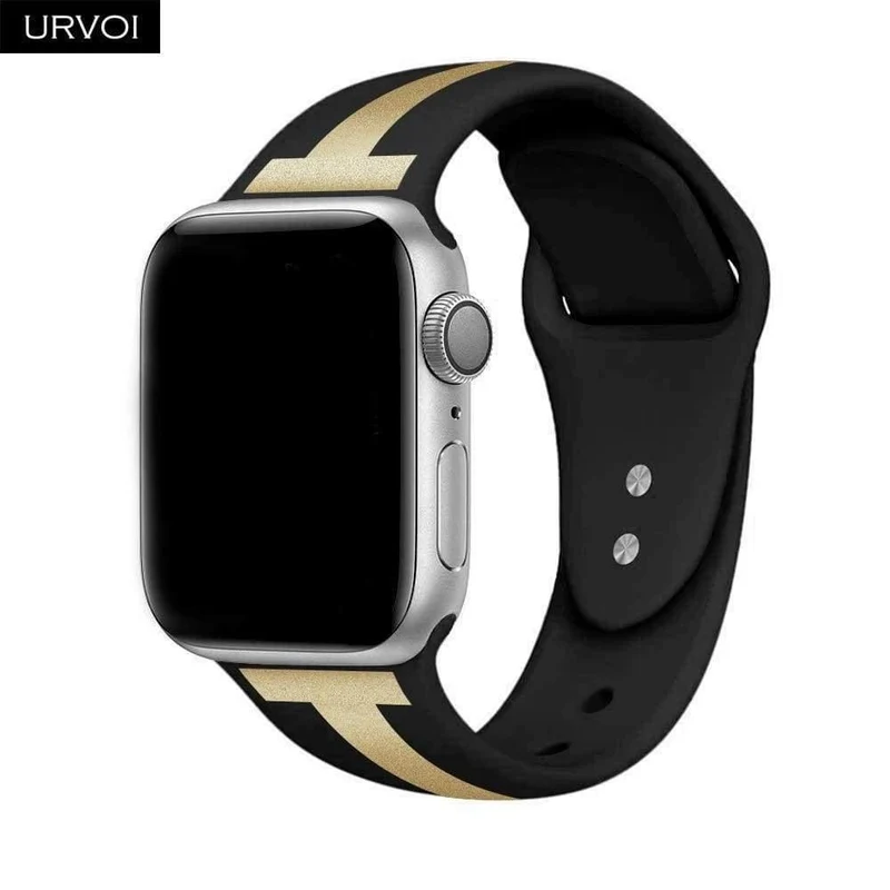 Sportarmband für Apple Watch Serie 4 3 2 1 Silikonarmband für iWatch bunt Weicher Ersatz-AW-Adapter 38 40 42 44 mm