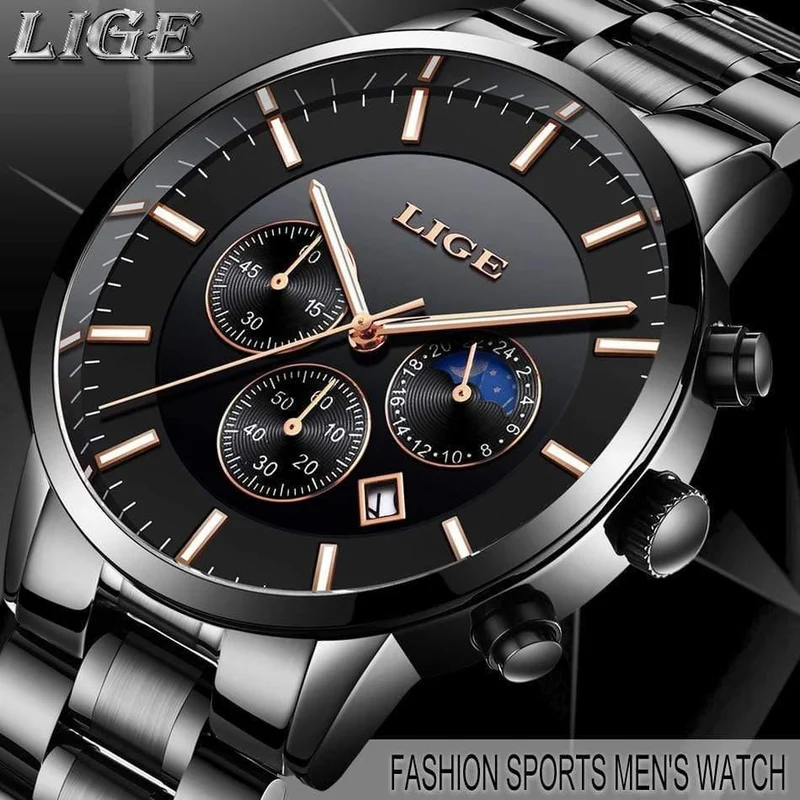 Herrenuhren, Top-Marke, Luxus-Herrenmode, Business-Uhr, für Herren, lässig, wasserdicht, Quarz-Armbanduhr