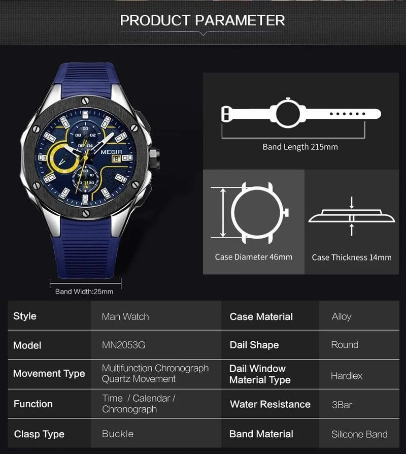 Männer Sport Uhr Chronograph Silikon Band Quarz Armee Militär Uhren Uhr Männer Top Marke Luxus Männlich Relogio Masculino