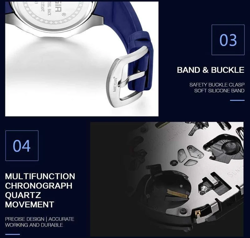 Männer Sport Uhr Chronograph Silikon Band Quarz Armee Militär Uhren Uhr Männer Top Marke Luxus Männlich Relogio Masculino