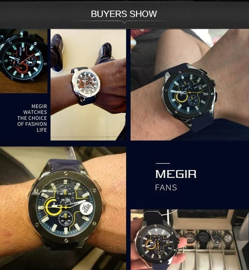 Männer Sport Uhr Chronograph Silikon Band Quarz Armee Militär Uhren Uhr Männer Top Marke Luxus Männlich Relogio Masculino