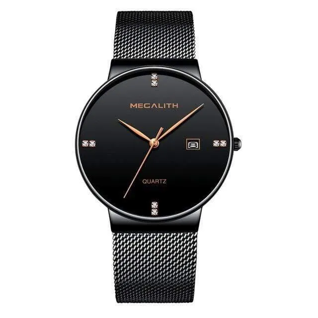 Herren Uhren Top Brand Luxus Wasserdichte Armbanduhr Ultra Dünne Datum Quarz Uhr Für Männer Sport Uhr Erkek Kol Saati