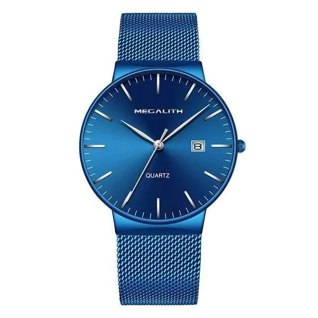 Herren Uhren Top Brand Luxus Wasserdichte Armbanduhr Ultra Dünne Datum Quarz Uhr Für Männer Sport Uhr Erkek Kol Saati