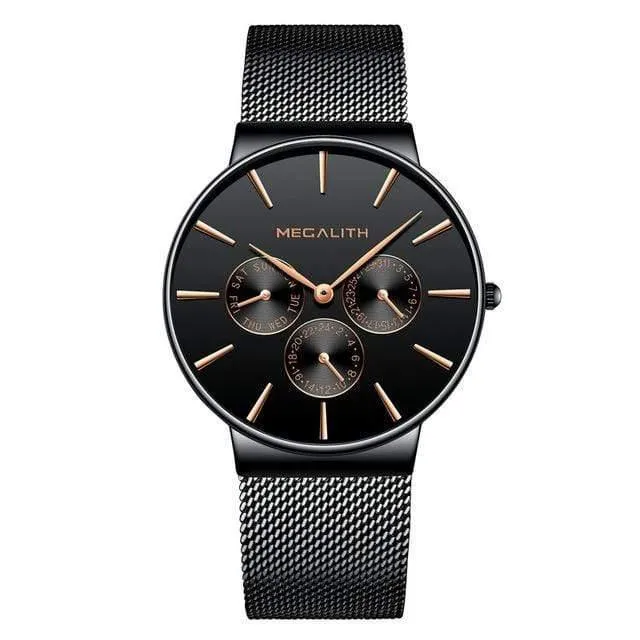 Herren Uhren Top Brand Luxus Wasserdichte Armbanduhr Ultra Dünne Datum Quarz Uhr Für Männer Sport Uhr Erkek Kol Saati