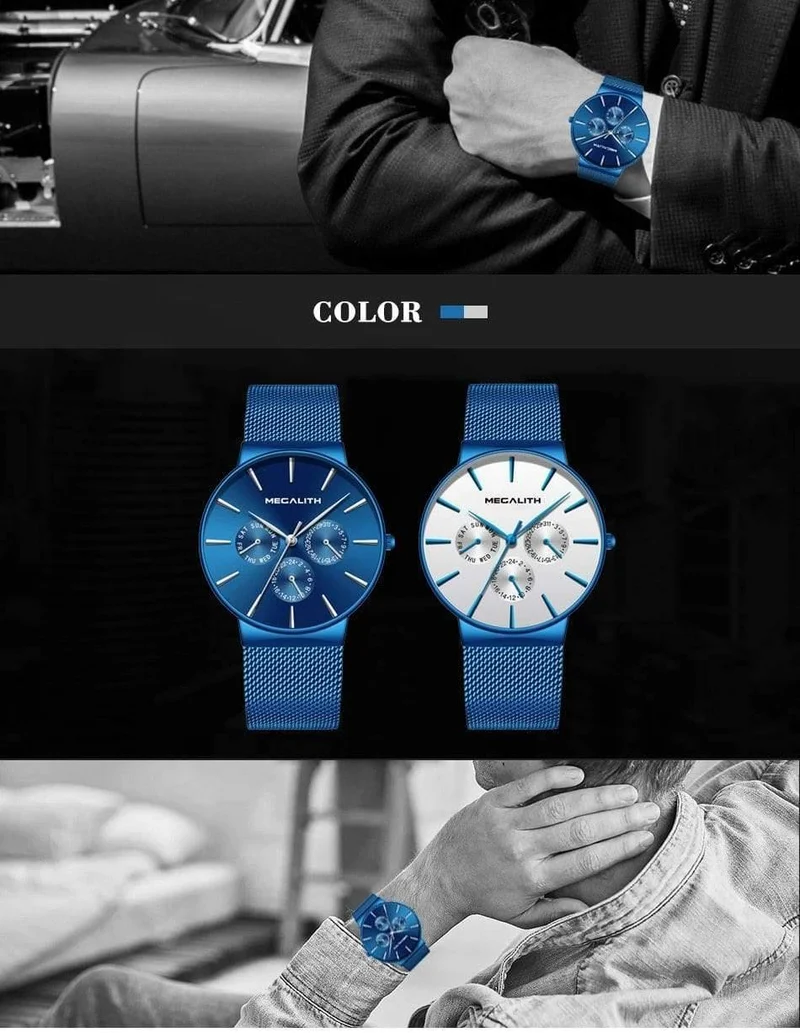 Herren Uhren Top Brand Luxus Wasserdichte Armbanduhr Ultra Dünne Datum Quarz Uhr Für Männer Sport Uhr Erkek Kol Saati