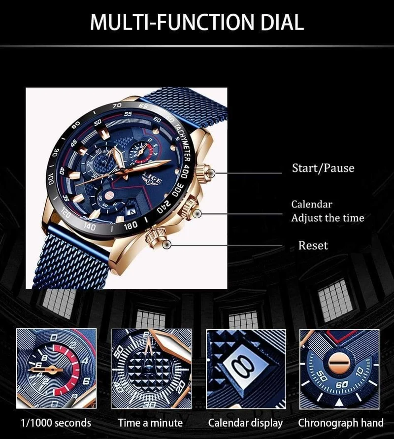Casual Mesh Gürtel Mode Quarz Gold Uhr Herren Uhren Top Brand Luxus Wasserdichte Uhr Relogio Masculino