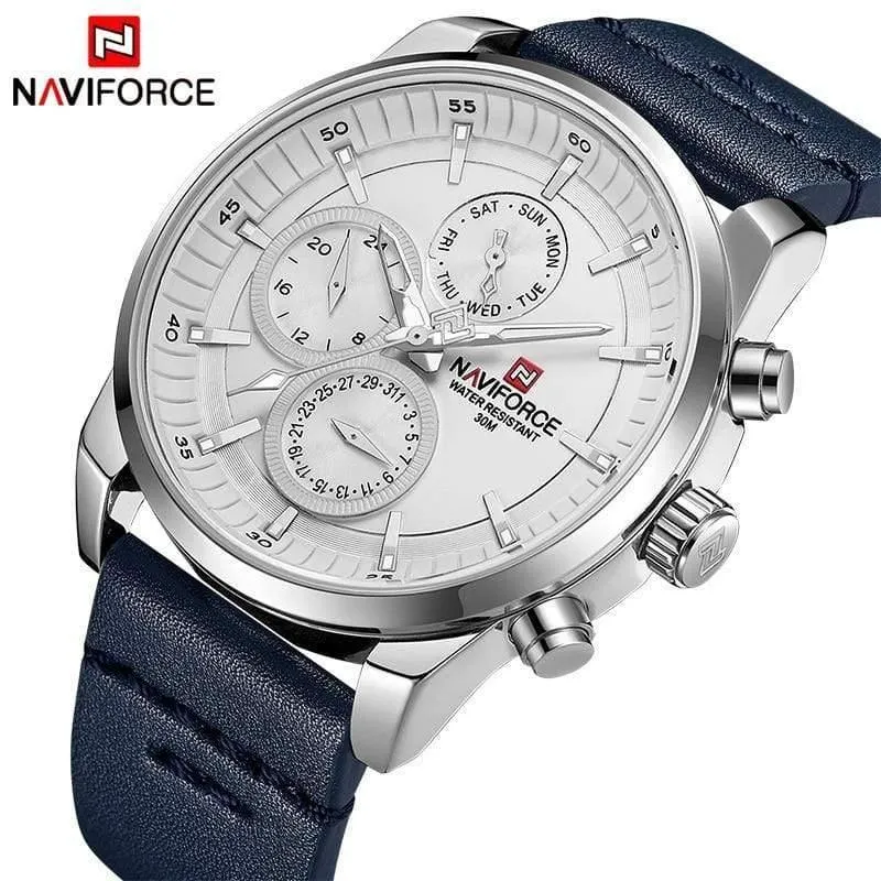 Herrenuhren, luxuriös, wasserdicht, 24-Stunden-Datum, Quarzuhr, modische Leder-Sport-Armbanduhr, Herrenuhr
