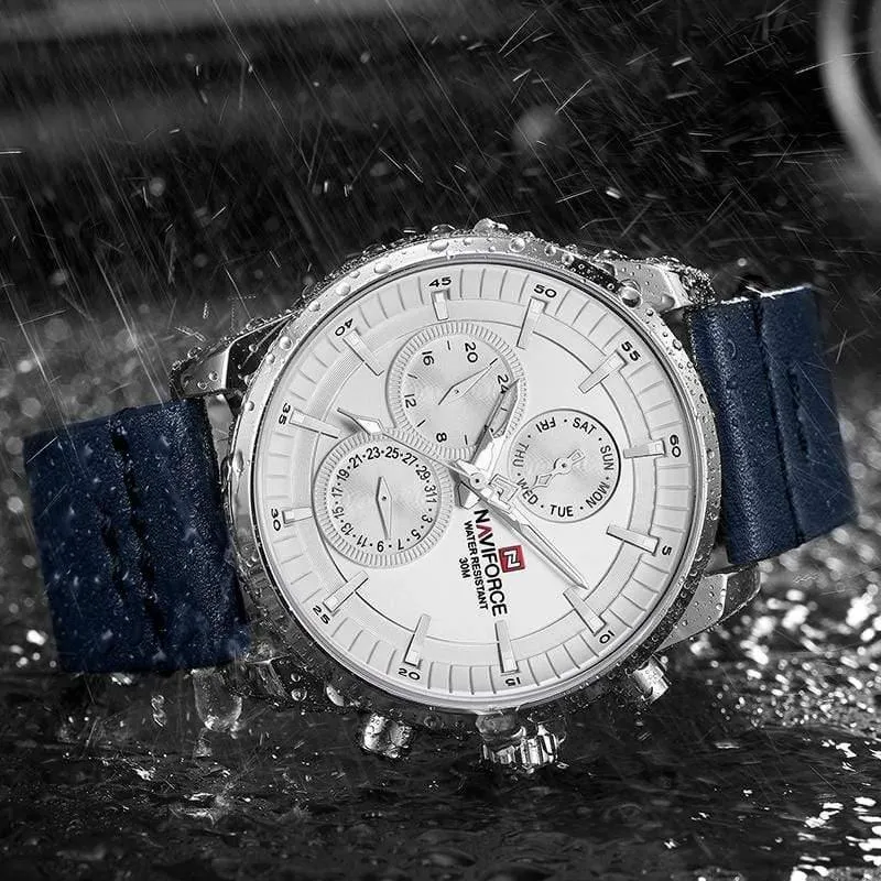 Herrenuhren, luxuriös, wasserdicht, 24-Stunden-Datum, Quarzuhr, modische Leder-Sport-Armbanduhr, Herrenuhr