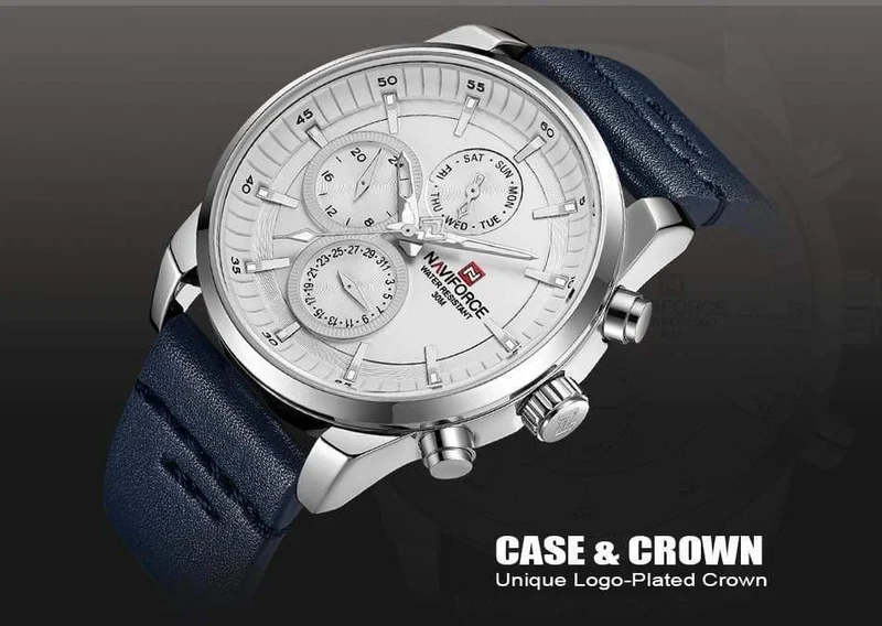 Herrenuhren, luxuriös, wasserdicht, 24-Stunden-Datum, Quarzuhr, modische Leder-Sport-Armbanduhr, Herrenuhr
