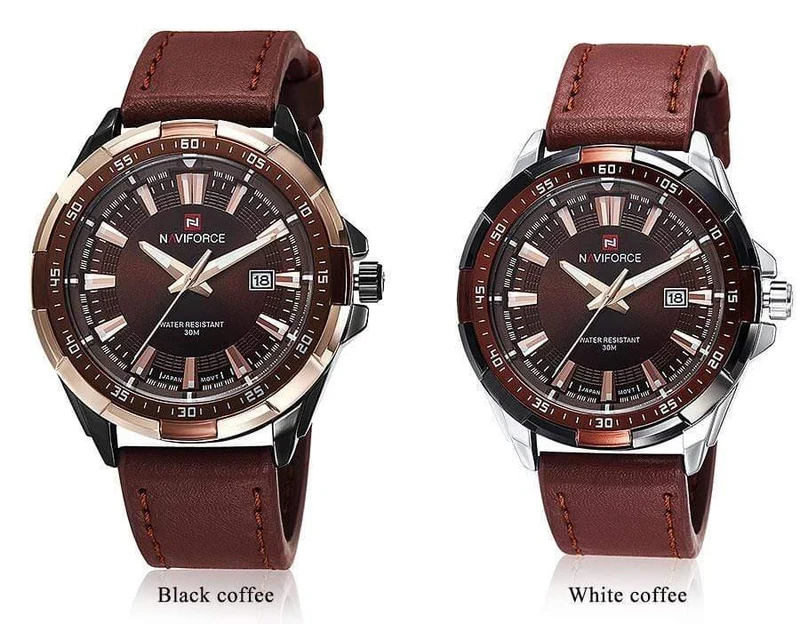 Männer Quarz Uhren Leder Wasserdicht Analog Uhren Herren Datum Casual Uhr Rom Zeit Relogio Masculino