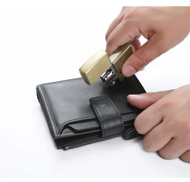 Männer Brieftaschen Aus Echtem Leder Kuh Leder Hohe Qualität Geldbörse 2019 Mode Karte Halter Mann Zipper Geldbörsen Kurze