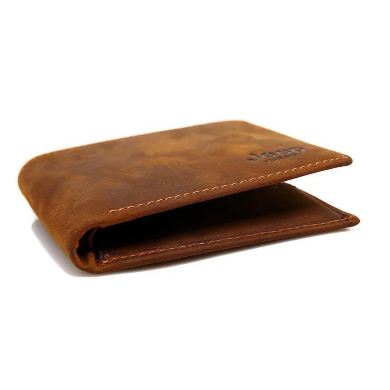 Luxus Marke Kuh Echtes Leder Männer Brieftaschen 100% Top Qualität Kurze Männlichen Geldbörse Carteira Masculina Drop verschiffen W003