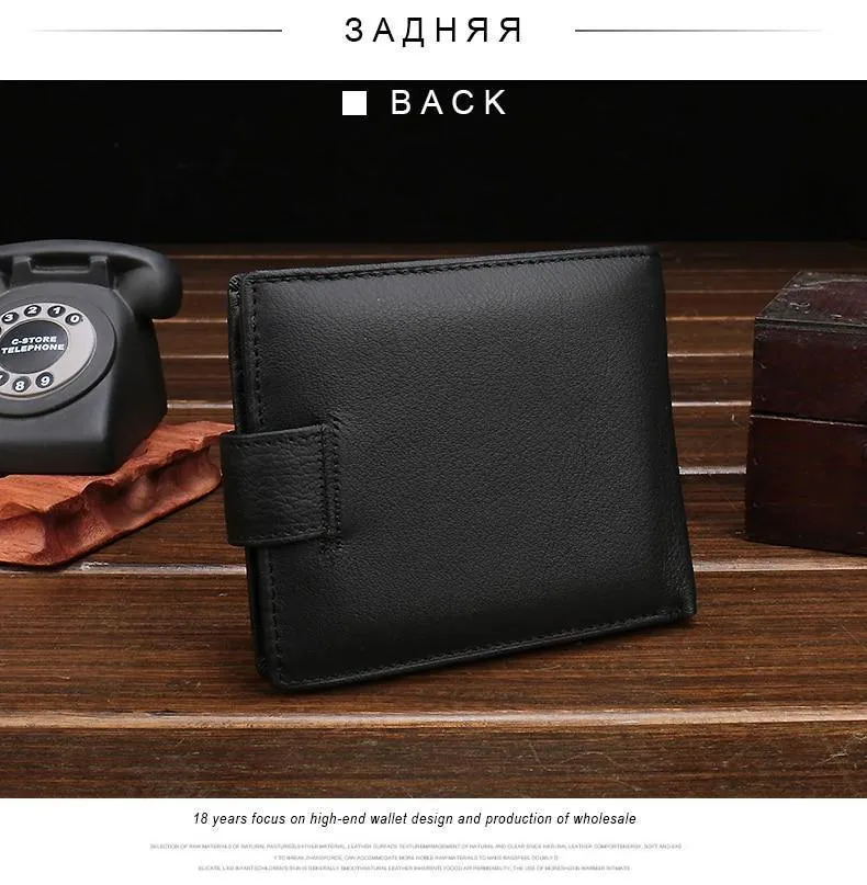 Echtes Leder Männer Geldbörsen Kuh Leder Brieftasche Männer Münzfach Geld Tasche Mode Herren Geldbörsen Mit Karten Halter