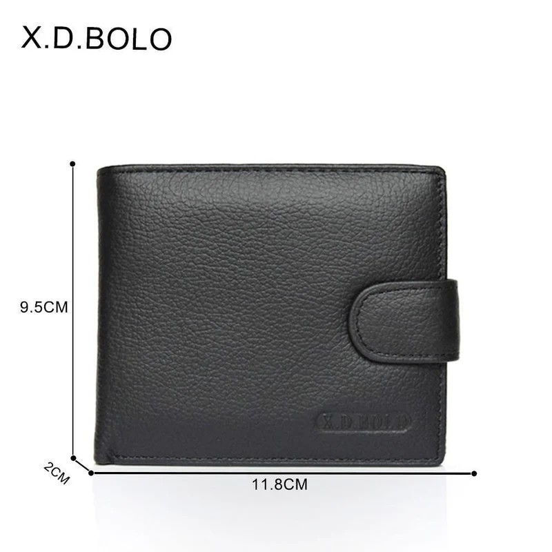 Echtes Leder Männer Geldbörsen Kuh Leder Brieftasche Männer Münzfach Geld Tasche Mode Herren Geldbörsen Mit Karten Halter