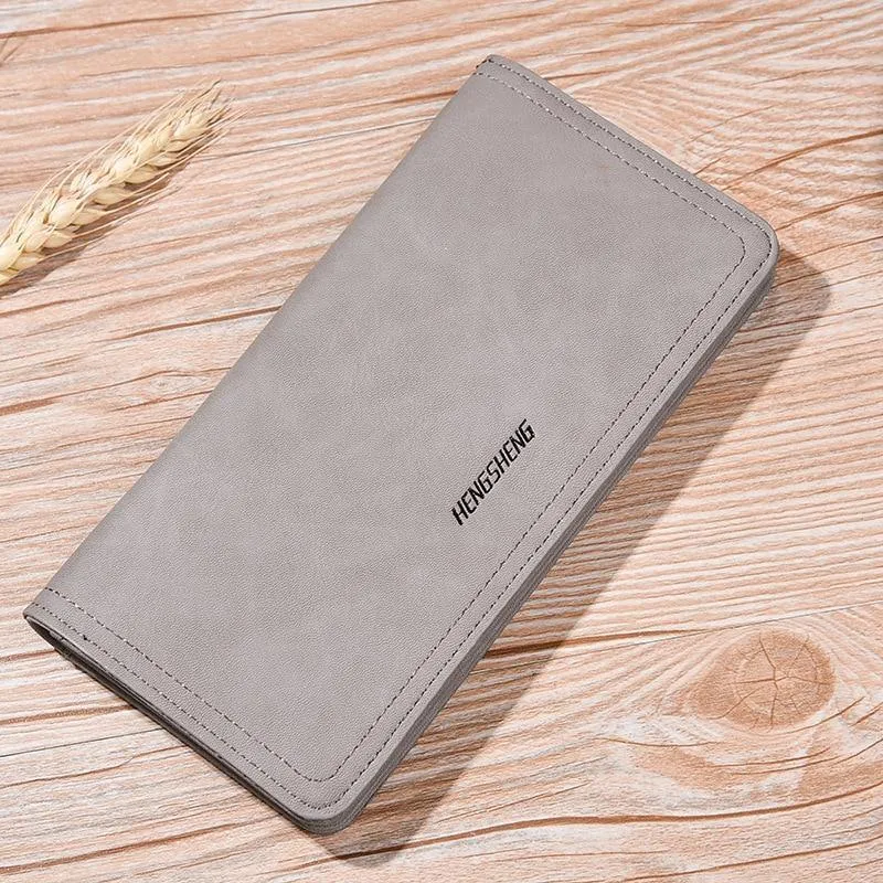 Leder Männer Brieftaschen Business Marke Karte halter Geldbörse männer Lange Zipper Brieftasche Leder Kupplung Carteira Masculina
