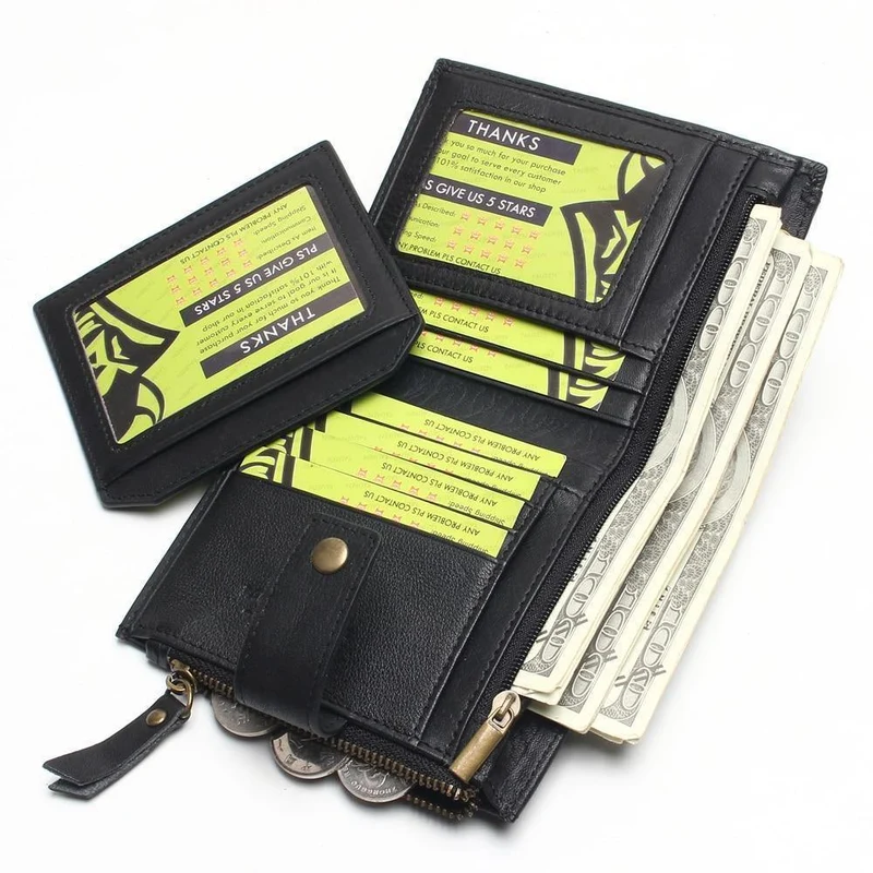 Leder Herren Geldbörsen Kurze Geldbörse Kleine Vintage Geldbörse Rindsleder Leder Kartenhalter Tasche Geldbörse Herren Geldbörsen