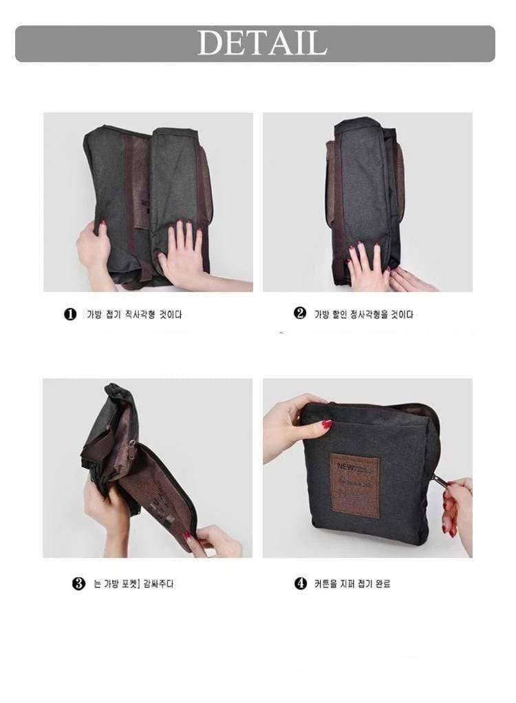 Mode Große Kapazität Trolley Reisetasche Herren Wasserdichte Koffer Gepäck Tasche Tragbare Falten Duffle Tasche