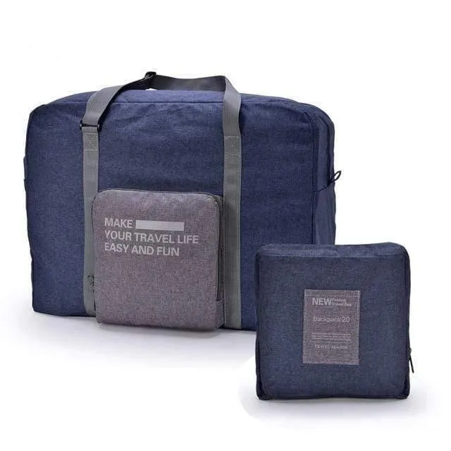 Mode Große Kapazität Trolley Reisetasche Herren Wasserdichte Koffer Gepäck Tasche Tragbare Falten Duffle Tasche