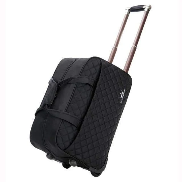 Gepäcktasche Trolley Reisetasche mit großer Kapazität auf Rädern für Frauen Männer Koffer Reise Reisetasche Rollgepäck