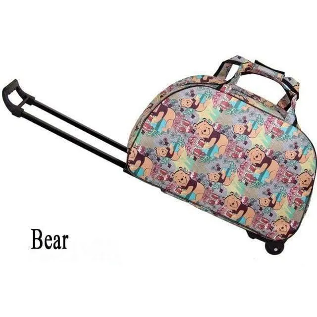 Trolley Reisetaschen Koffer auf Rädern valise bagages roulettes Hand Trolley Unisex Tasche Sac Board Chassis duffle