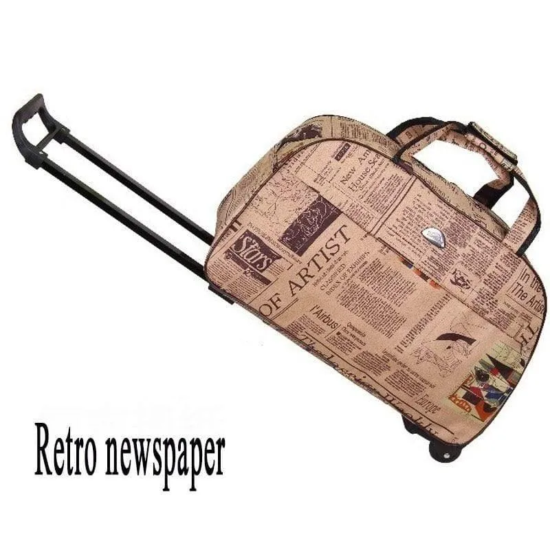 Trolley Reisetaschen Koffer auf Rädern valise bagages roulettes Hand Trolley Unisex Tasche Sac Board Chassis duffle